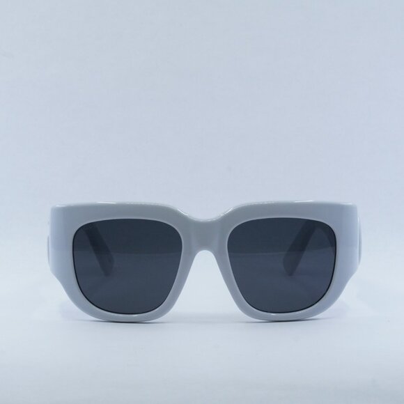 Gucci GG1545S 003 Sunglasses Light Grey Square Frame, Grey Lenses main image 7
